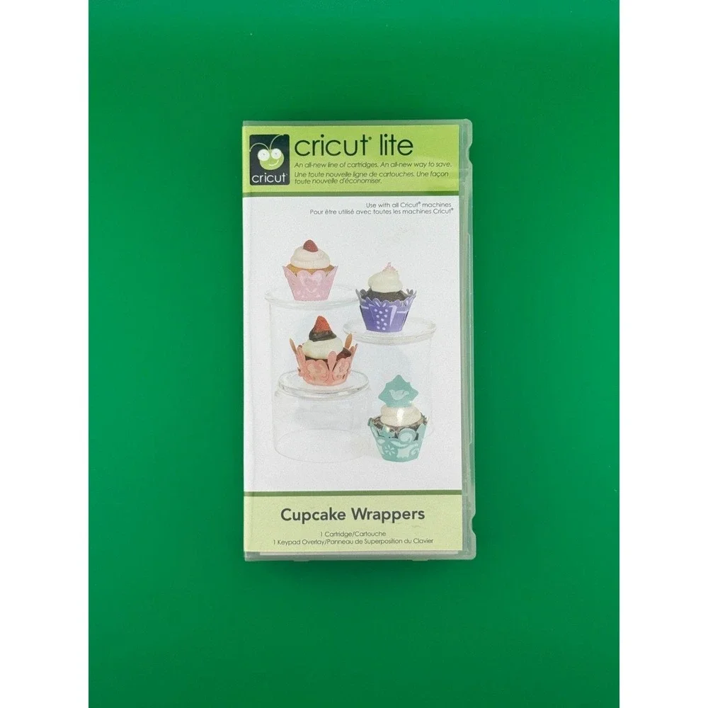 Cricut lite Cartridge ~ CUPCAKE WRAPPERS ~ 2000157 ~ Used